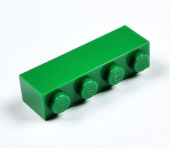 20 x LEGO Basisstein 1x4 - Grün - 3010 - Foto 3
