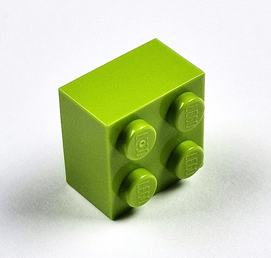 40 x LEGO Basisstein 2x2 - Hellgrün - 3003 - Foto 3