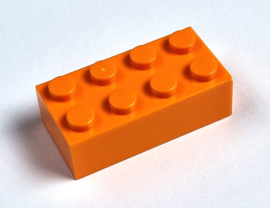 20 x LEGO Basisstein 2x4 - Orange - 3001 - Foto 2