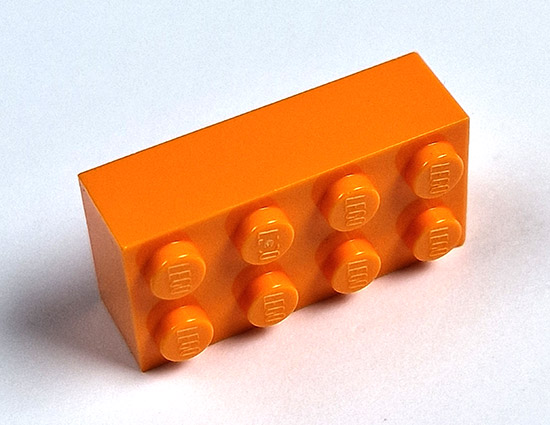 20 x LEGO Basisstein 2x4 - Orange - 3001 - Foto 3