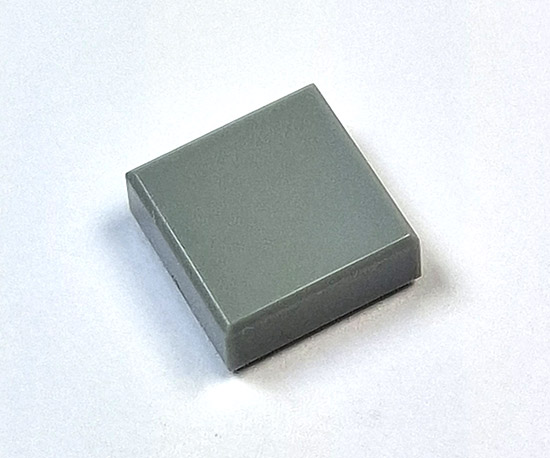 50 x LEGO Fliese 1x1 - Hellgrau (Light Bluish Gray) - 3070b - Foto 2