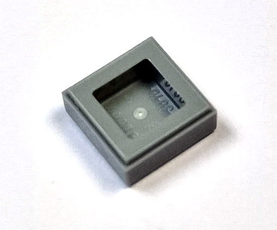 50 x LEGO Fliese 1x1 - Hellgrau (Light Bluish Gray) - 3070b - Foto 3