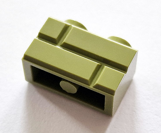 20 x LEGO Mauerstein 1x2 - Olivgrün (Olive Green) - 98283 - Foto 3